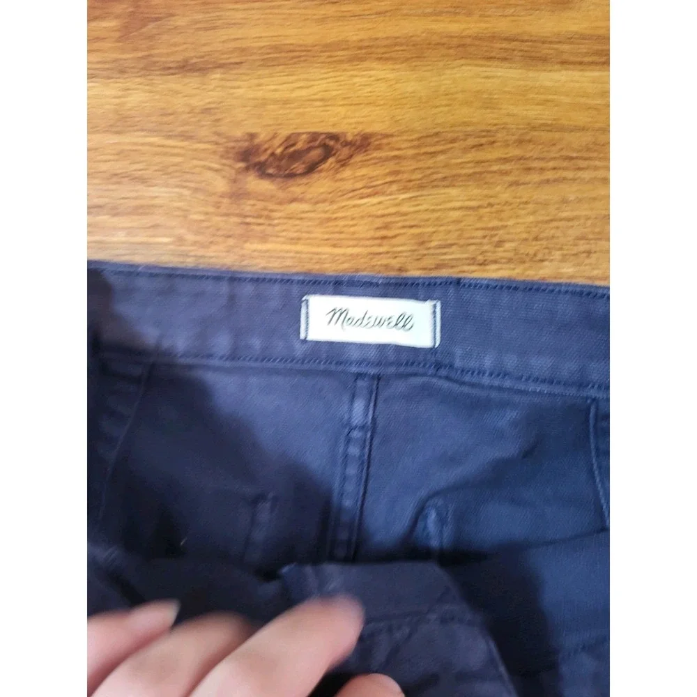 Madewell Women's Slim Emmett Wide-Leg Crop Jeans Size 26P Blue